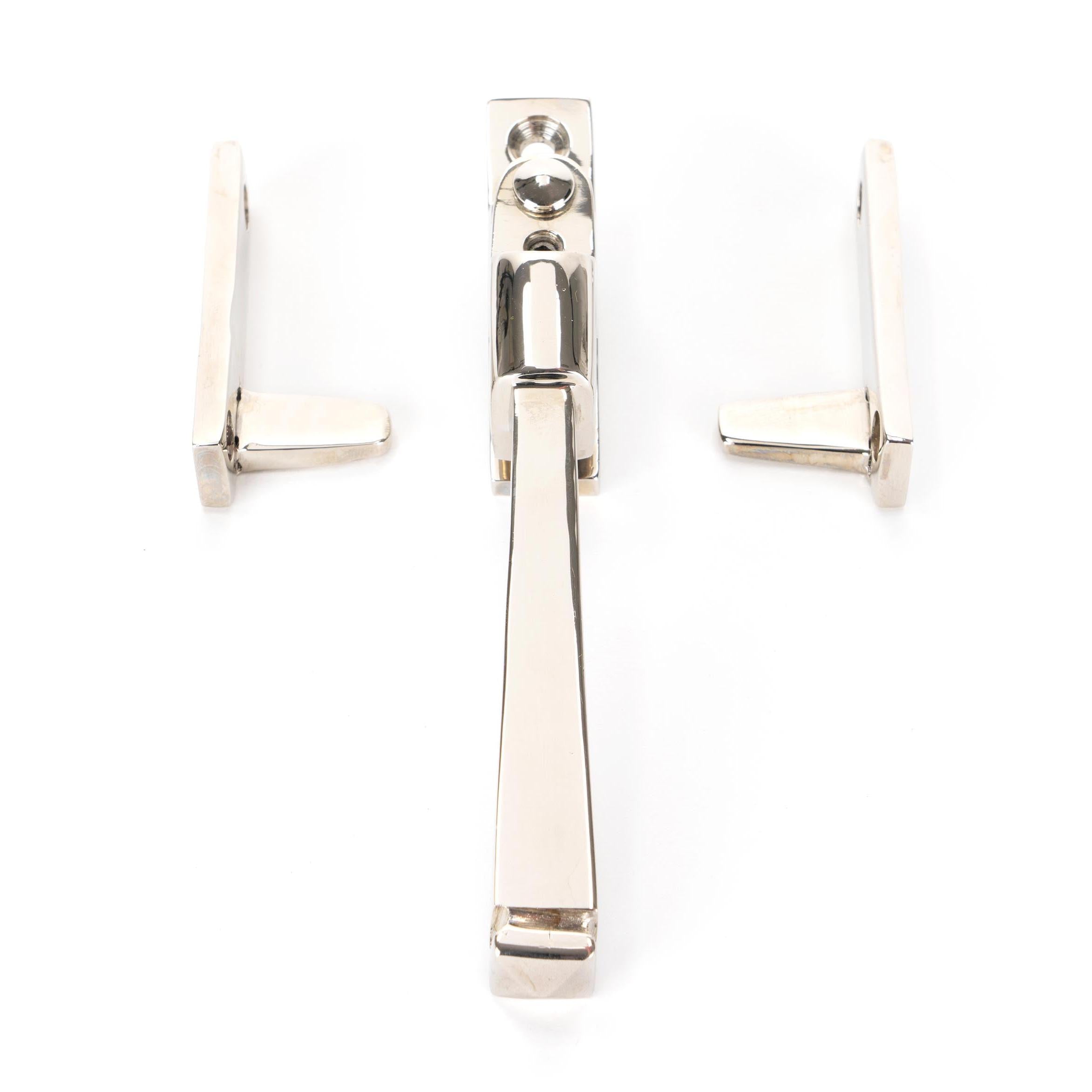Polished Nickel Night-Vent Locking Avon Fastener | From The Anvil - Night-Vent Fasteners - From The Anvil - Yester Home
