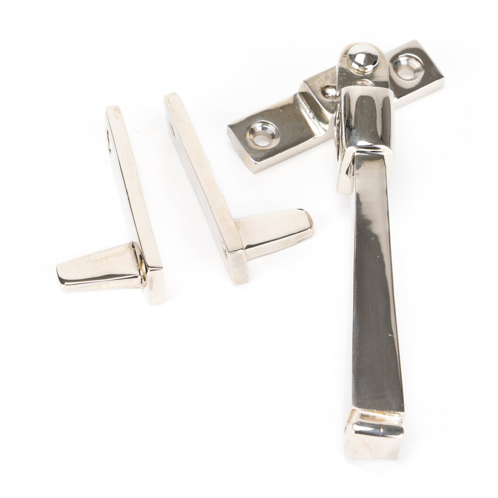 Polished Nickel Night-Vent Locking Avon Fastener | From The Anvil-Night-Vent Fasteners-Yester Home