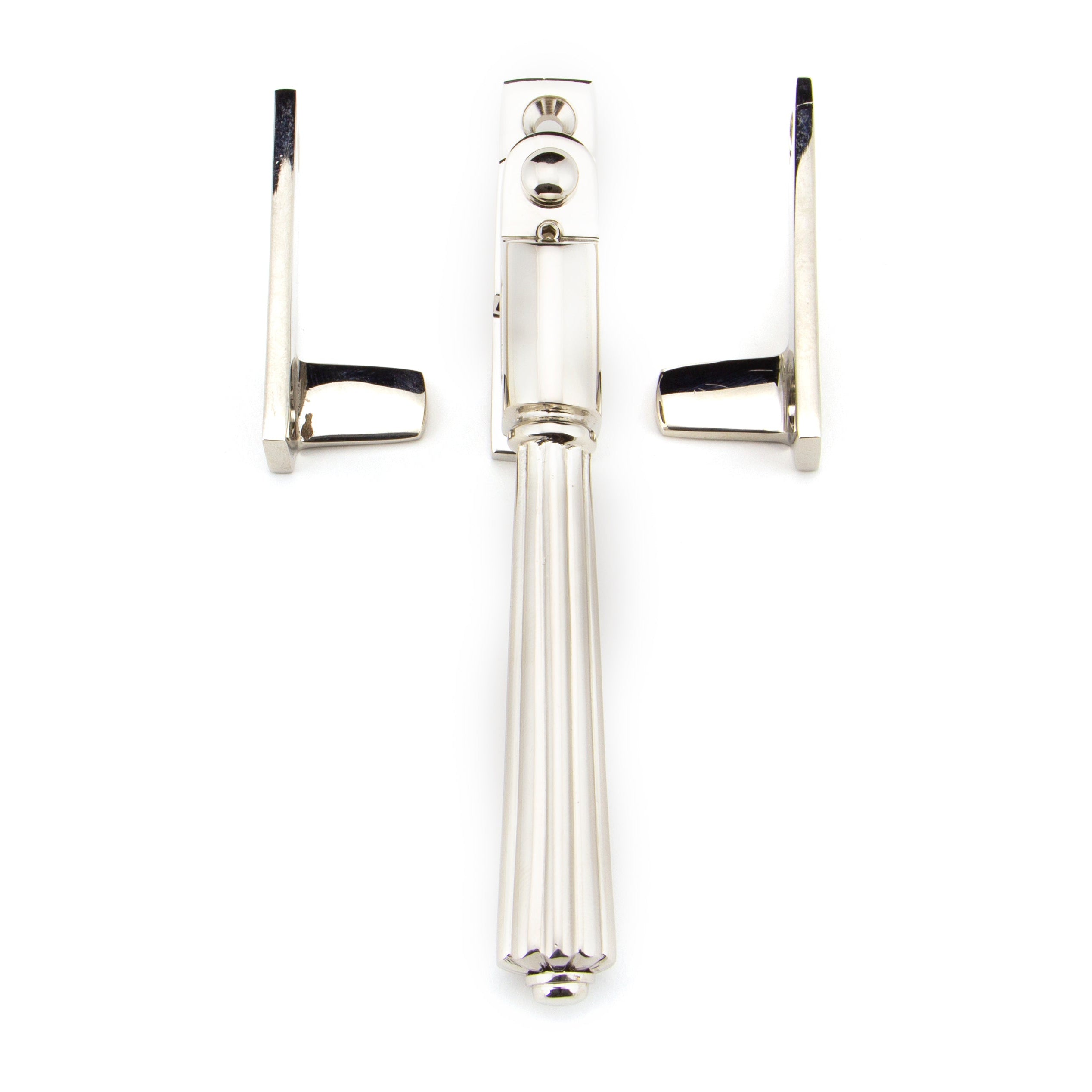 Polished Nickel Night-Vent Locking Hinton Fastener | From The Anvil-Night-Vent Fasteners-Yester Home