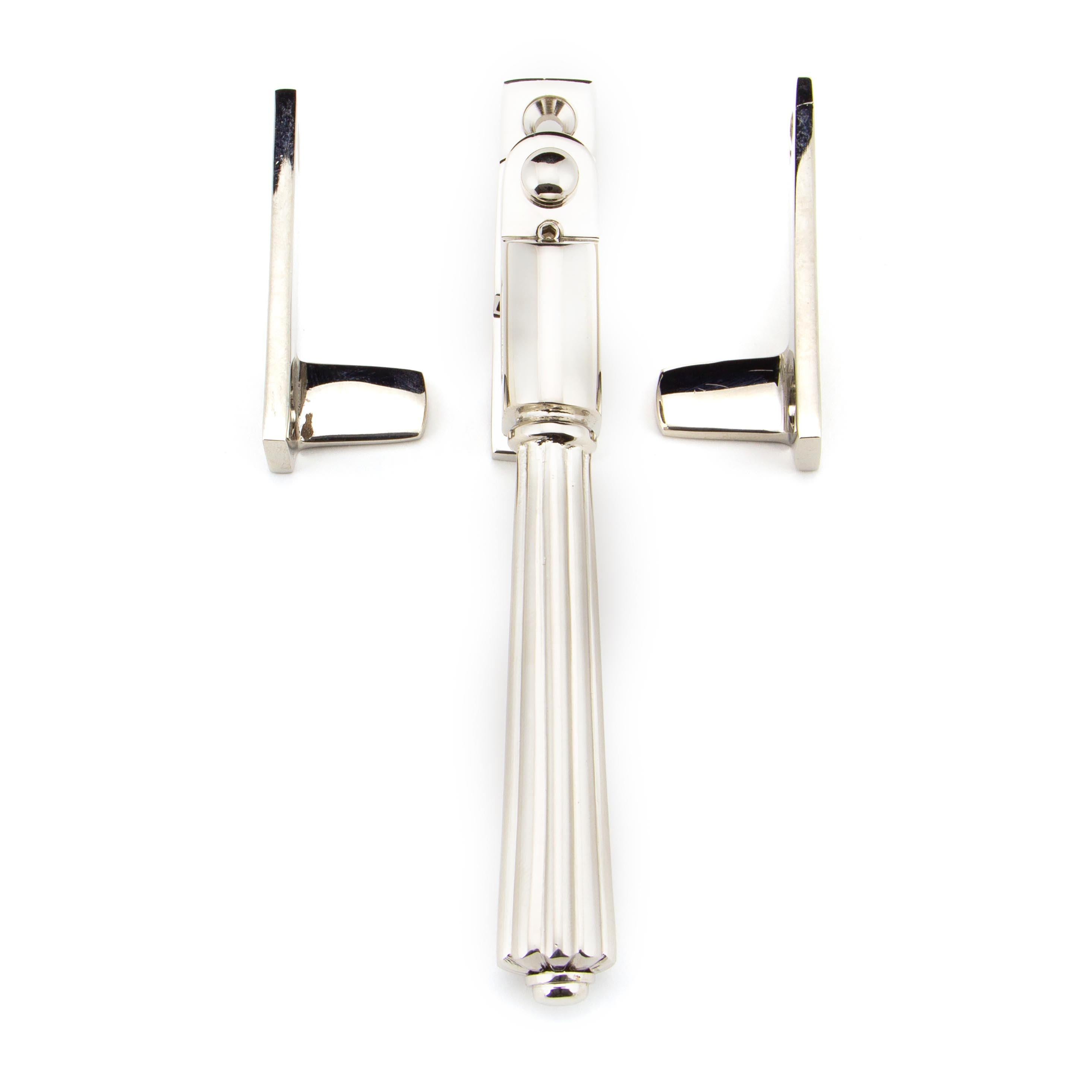 Polished Nickel Night-Vent Locking Hinton Fastener | From The Anvil - Night-Vent Fasteners - From The Anvil - Yester Home