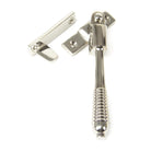 Polished Nickel Night-Vent Locking Reeded Fastener | From The Anvil - Night-Vent Fasteners - From The Anvil - Yester Home