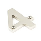Polished Nickel Numeral 4 | From The Anvil - Numerals - From The Anvil - Yester Home
