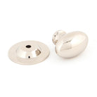 Polished Nickel Oval Cabinet Knob 33mm | From The Anvil - Cabinet Knobs - From The Anvil - Yester Home
