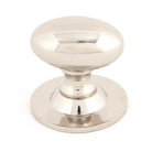 Polished Nickel Oval Cabinet Knob 40mm | From The Anvil - Cabinet Knobs - From The Anvil - Yester Home