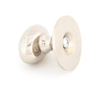 Polished Nickel Oval Cabinet Knob 40mm | From The Anvil - Cabinet Knobs - From The Anvil - Yester Home