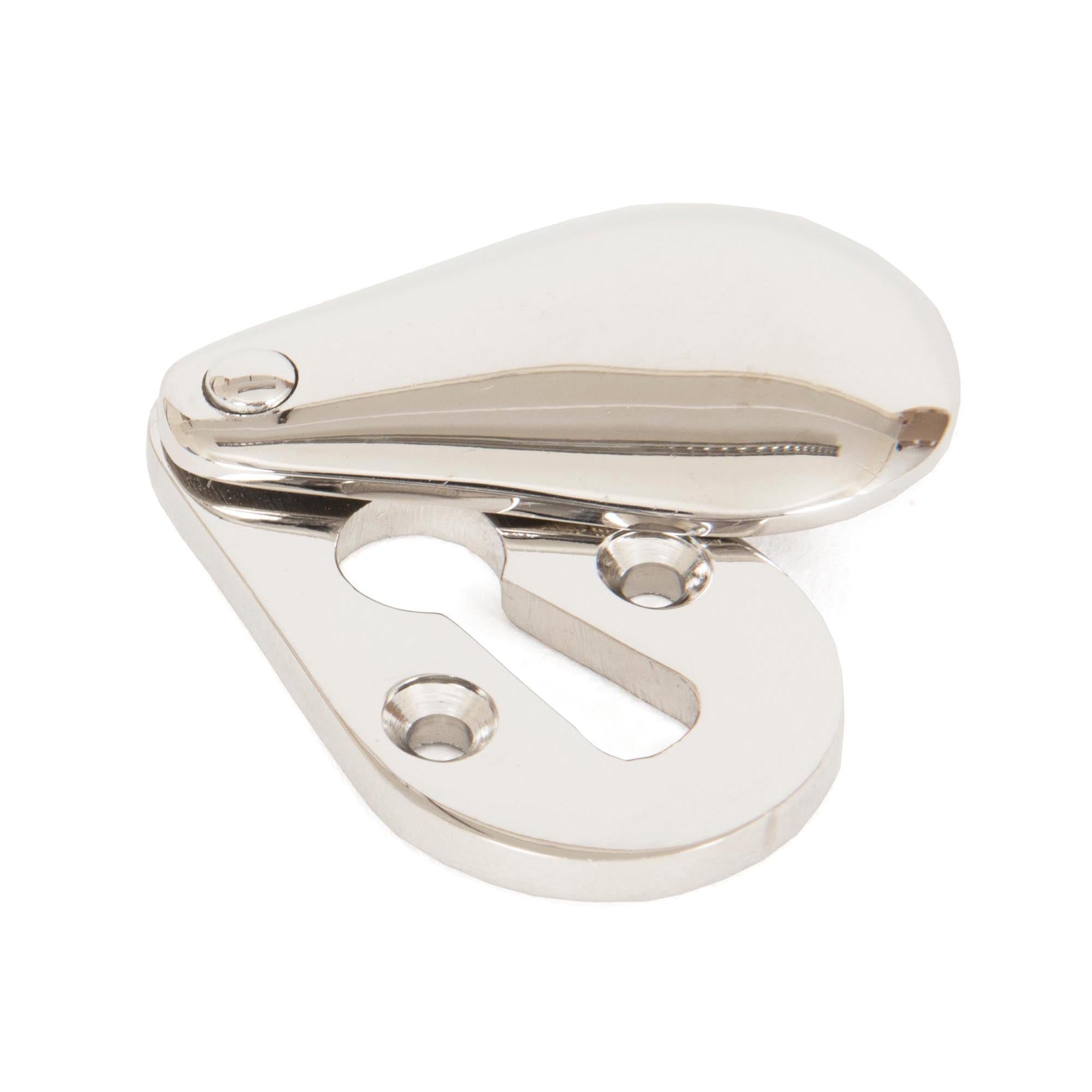 Polished Nickel Plain Escutcheon | From The Anvil - Escutcheons - From The Anvil - Yester Home