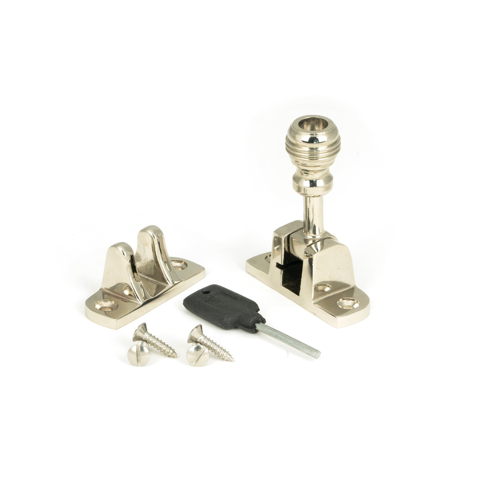 Polished Nickel Prestbury Brighton Fastener (Radiused) | From The Anvil-Fasteners-Yester Home