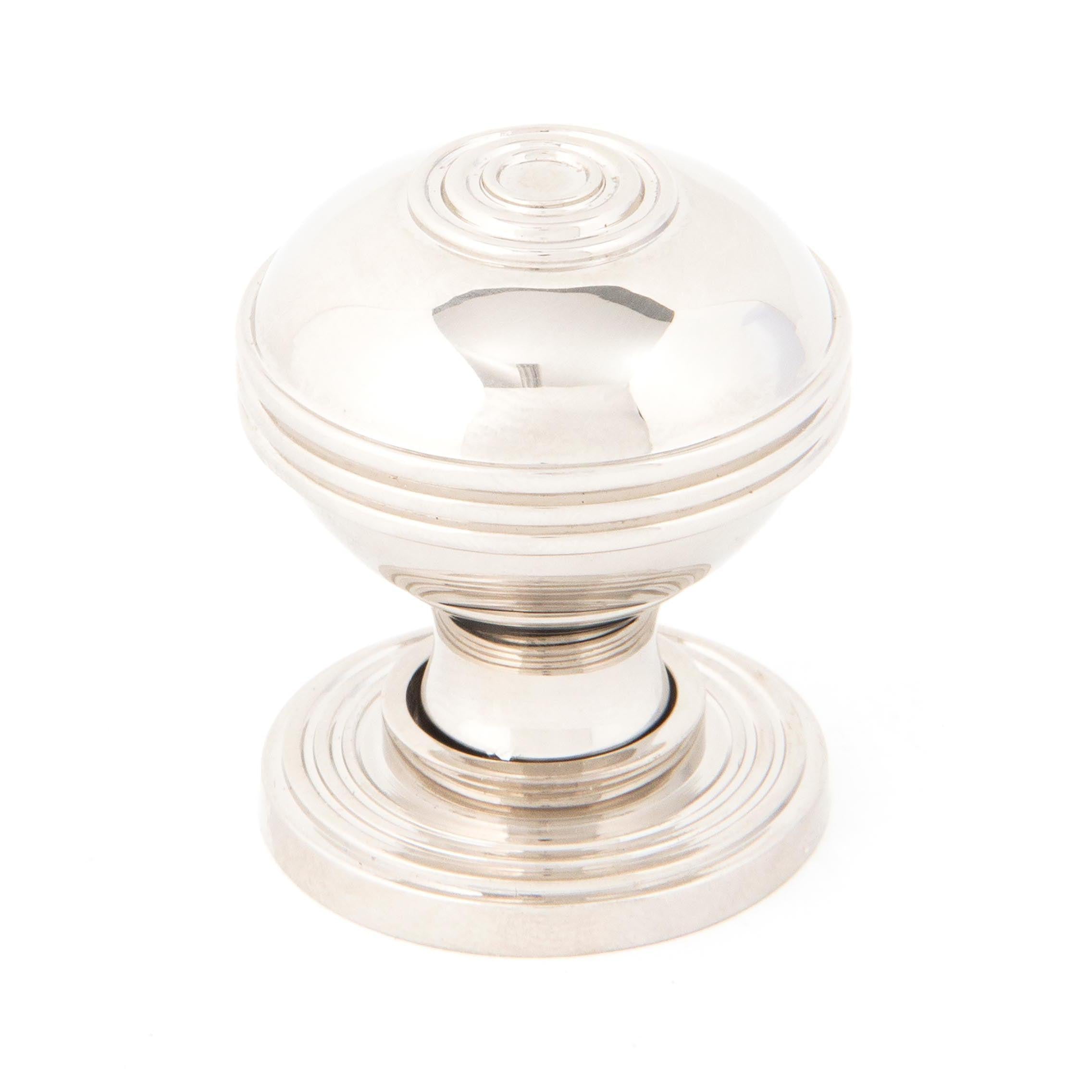 Polished Nickel Prestbury Cabinet Knob 32mm | From The Anvil - Cabinet Knobs - From The Anvil - Yester Home