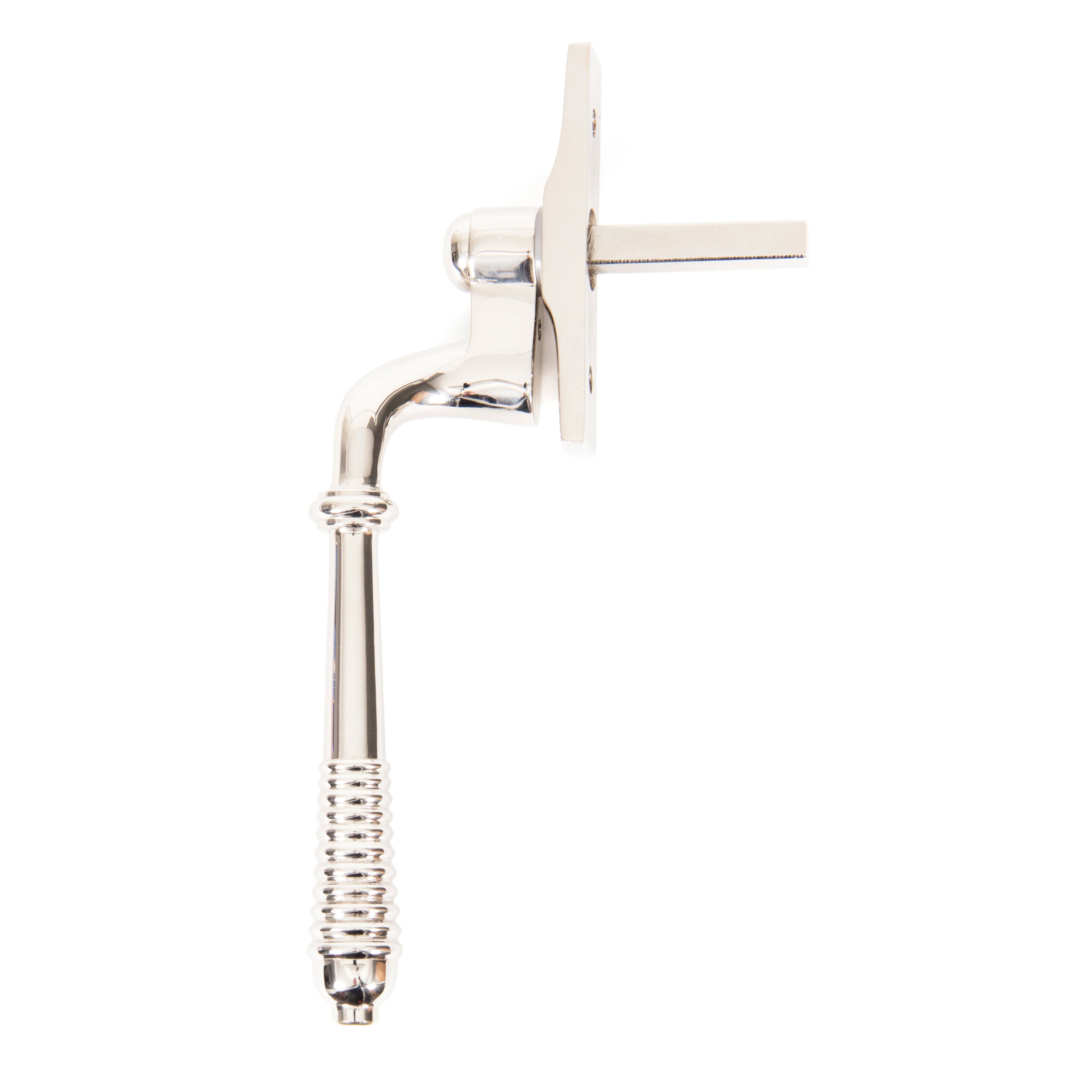 Polished Nickel Reeded Espag - RH | From The Anvil-Espag. Fasteners-Yester Home