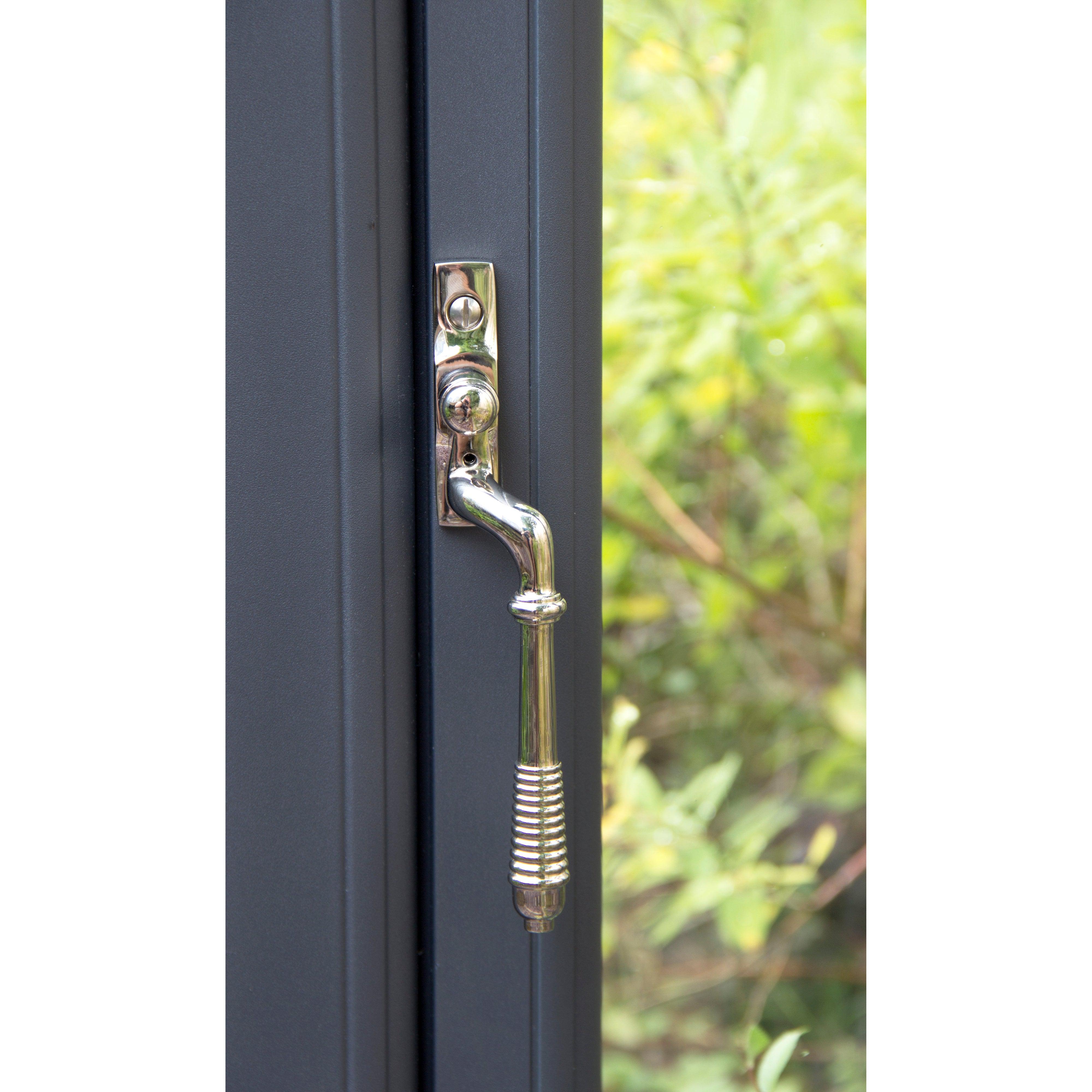 Polished Nickel Reeded Espag - RH | From The Anvil-Espag. Fasteners-Yester Home
