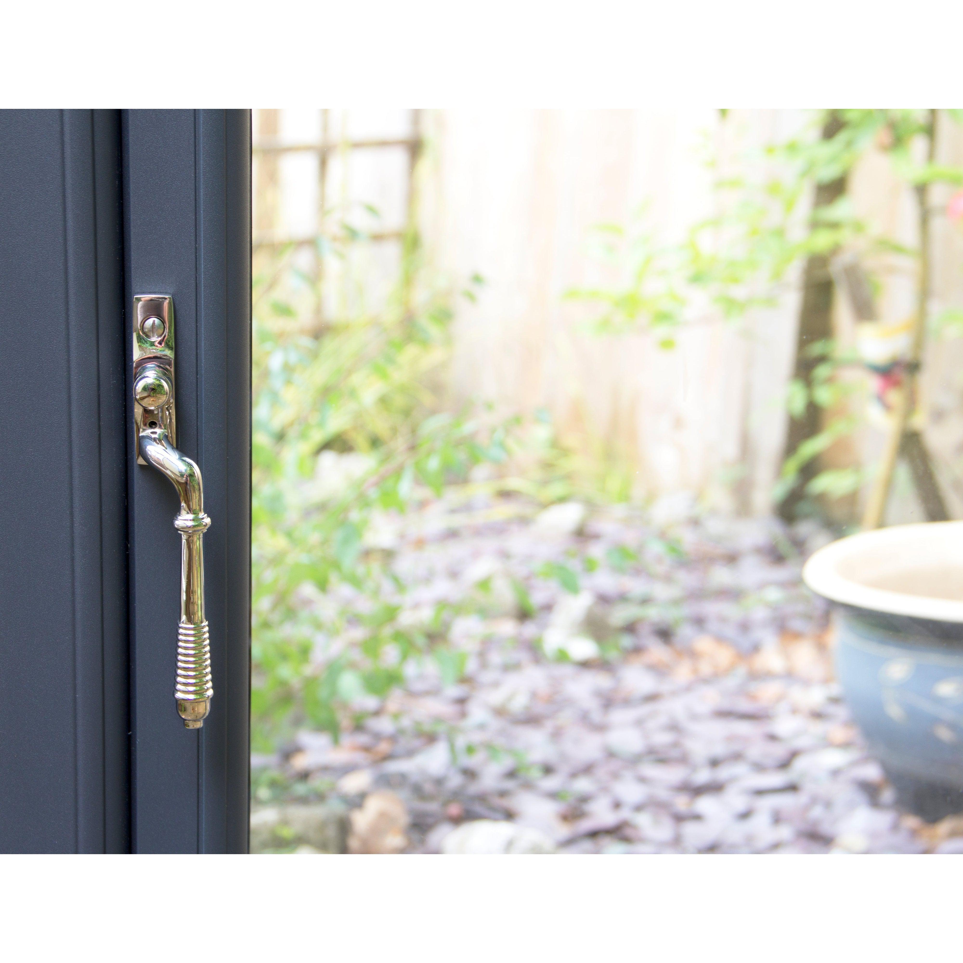 Polished Nickel Reeded Espag - RH | From The Anvil-Espag. Fasteners-Yester Home