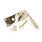 Polished Nickel Reeded Lever Bathroom Set | From The Anvil-Lever Bathroom-Yester Home