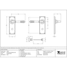 Polished Nickel Reeded Lever Bathroom Set | From The Anvil - Lever Bathroom - From The Anvil - Yester Home