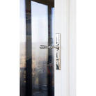 Polished Nickel Reeded Slimline Lever Espag. Lock Set | From The Anvil-Espagnolette-Yester Home
