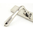 Polished Nickel Reeded Slimline Lever Latch Set | From The Anvil-Espagnolette-Yester Home