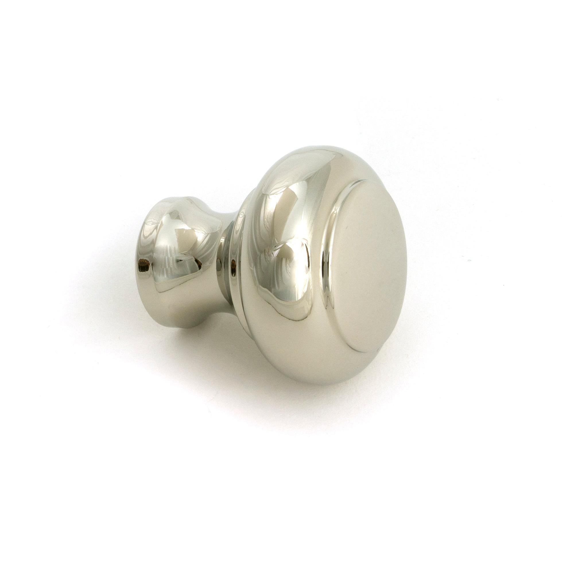 Polished Nickel Regency Cabinet Knob - Small - Cabinet Knobs - From The Anvil - Yester Home