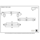 Polished Nickel Regency Pull Handle - Small | From The Anvil-Pull Handles-Yester Home