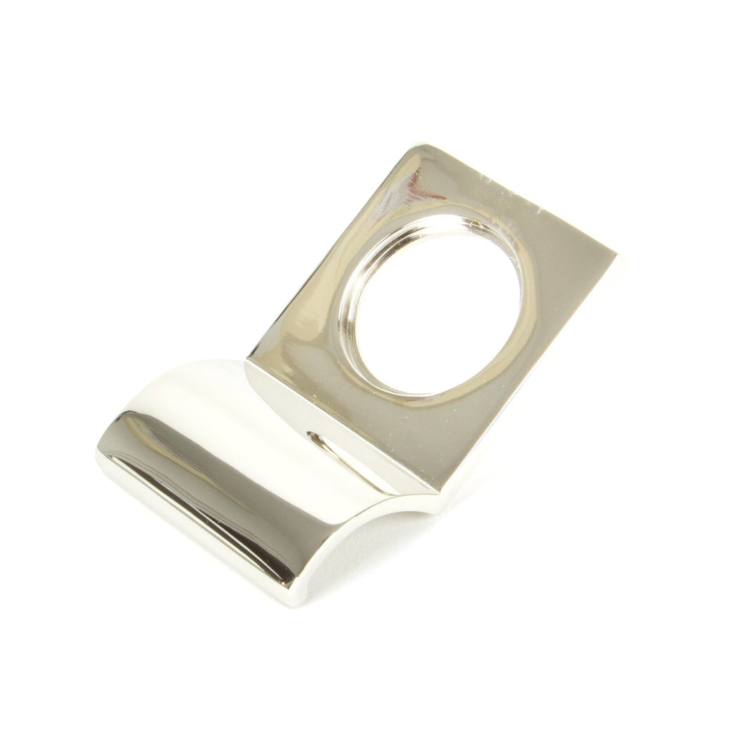 Polished Nickel Rim Cylinder Pull | From The Anvil-Rim Cylinder Pulls-Yester Home