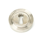 Polished Nickel Round Escutcheon (Beehive) | From The Anvil - Escutcheons - From The Anvil - Yester Home