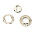 Polished Nickel Round Euro Escutcheon (Plain) | From The Anvil-Euro Escutcheons-Yester Home