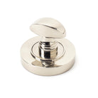 Polished Nickel Round Thumbturn Set (Plain) | From The Anvil - Thumbturns - From The Anvil - Yester Home