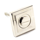 Polished Nickel Round Thumbturn Set (Square) | From The Anvil-Thumbturns-Yester Home
