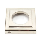 Polished Nickel Round Thumbturn Set (Square) | From The Anvil-Thumbturns-Yester Home