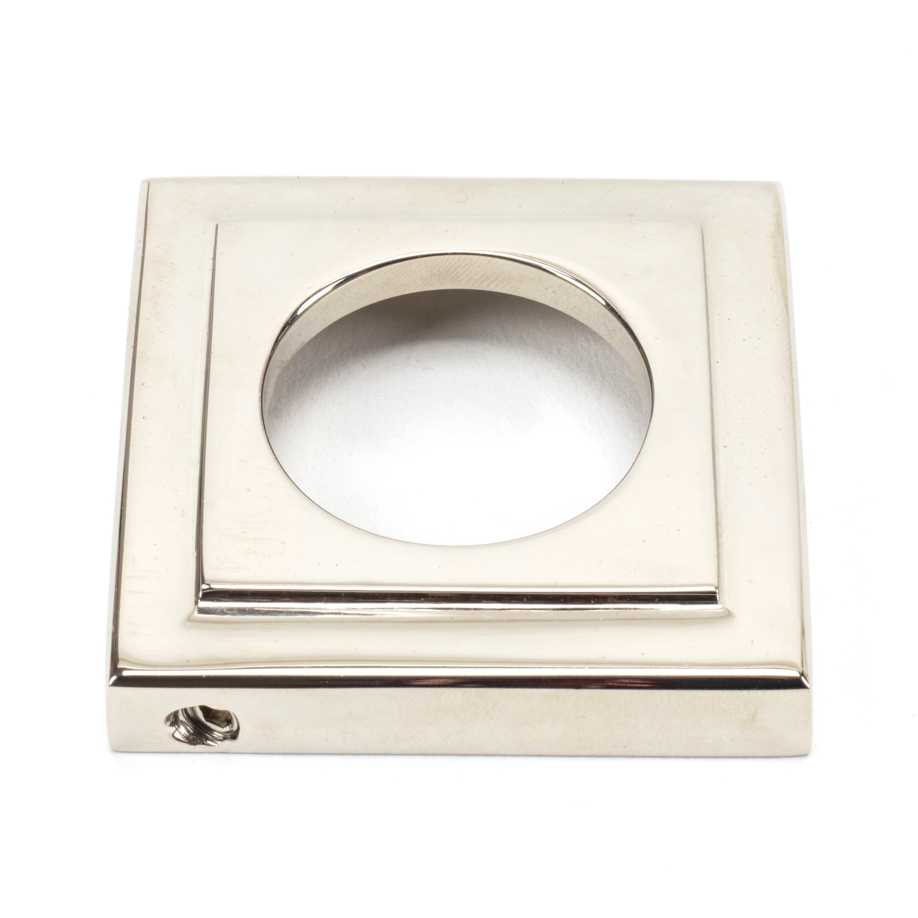 Polished Nickel Round Thumbturn Set (Square) | From The Anvil-Thumbturns-Yester Home