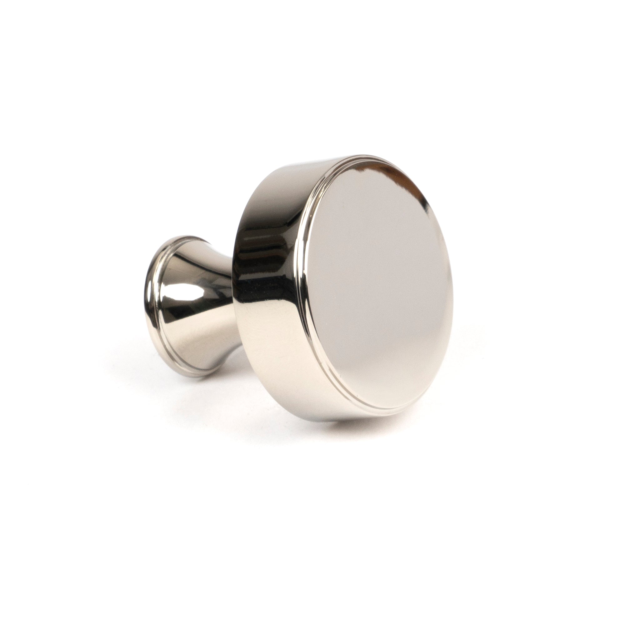 Polished Nickel Scully Cabinet Knob - 32mm | From The Anvil-Cabinet Knobs-Yester Home