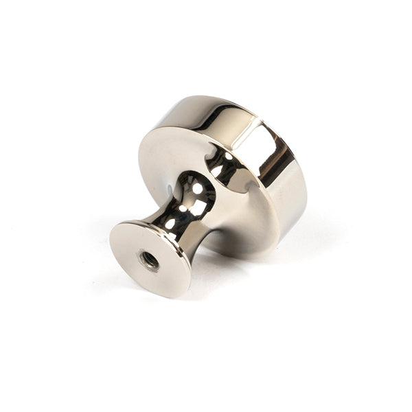 Polished Nickel Scully Cabinet Knob - 32mm | From The Anvil-Cabinet Knobs-Yester Home
