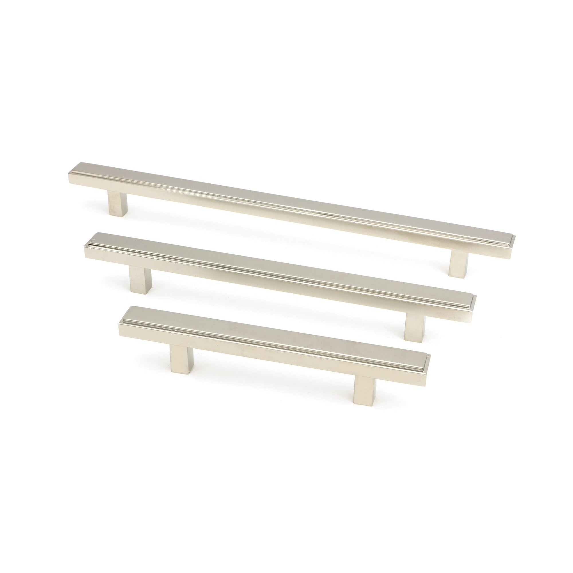 Polished Nickel Scully Pull Handle - Large | From The Anvil-Pull Handles-Yester Home