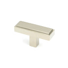 Polished Nickel Scully T-Bar | From The Anvil-Cabinet Knobs-Yester Home