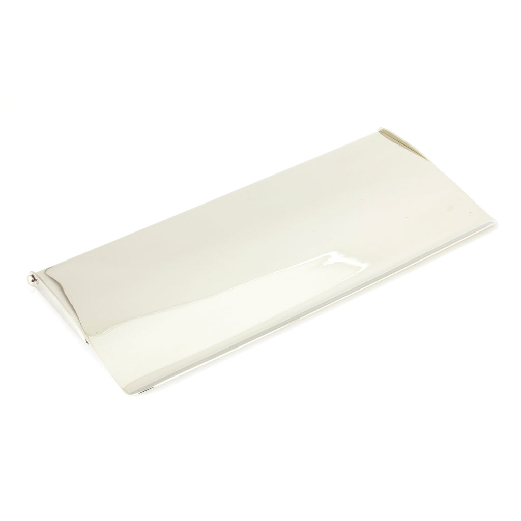 Polished Nickel Small Letter Plate Cover | From The Anvil-Letter Plate Covers-Yester Home