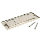 Polished Nickel Small Letter Plate | From The Anvil-Letter Plates-Yester Home