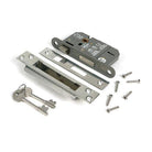 Polished SS 2½" 5 Lever BS Sash Lock - Sash Locks - From The Anvil - Yester Home