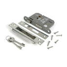 Polished SS 3" 5 Lever BS Sash Lock - Sash Locks - From The Anvil - Yester Home