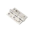 Polished SS 3" Ball Bearing Butt Hinge (pair) | From The Anvil-Butt Hinges-Yester Home