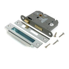 Polished SS 3" Heavy Duty Bathroom Mortice Lock - Bathroom Locks - From The Anvil - Yester Home