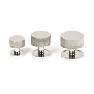 Polished SS (304) Brompton Cabinet Knob - 25mm (Plain) | From The Anvil-Cabinet Knobs-Yester Home