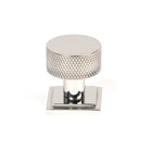 Polished SS (304) Brompton Cabinet Knob - 25mm (Square) | From The Anvil-Cabinet Knobs-Yester Home