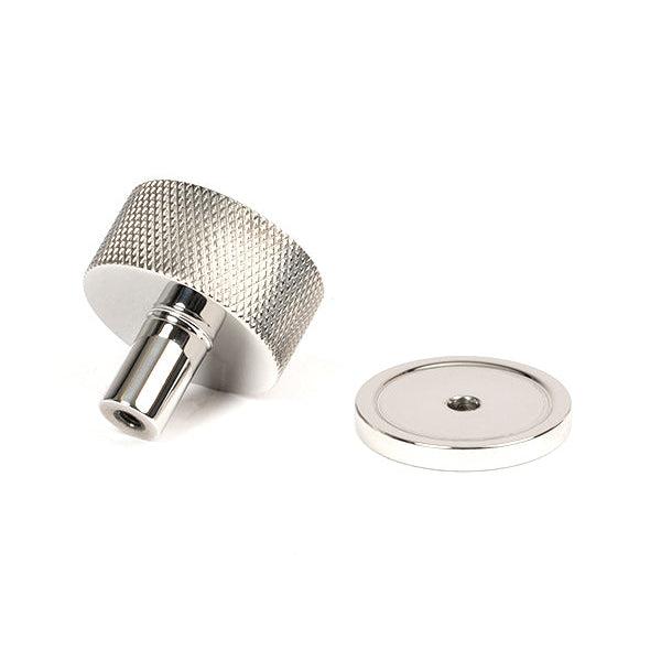 Polished SS (304) Brompton Cabinet Knob - 32mm (Plain) | From The Anvil-Cabinet Knobs-Yester Home