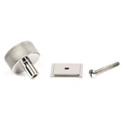 Polished SS (304) Brompton Cabinet Knob - 32mm (Square) | From The Anvil-Cabinet Knobs-Yester Home