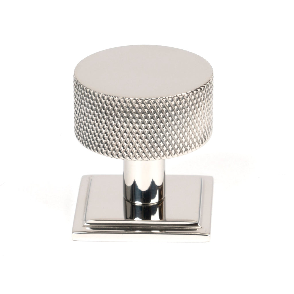 Polished SS (304) Brompton Cabinet Knob - 32mm (Square) | From The Anvil-Cabinet Knobs-Yester Home