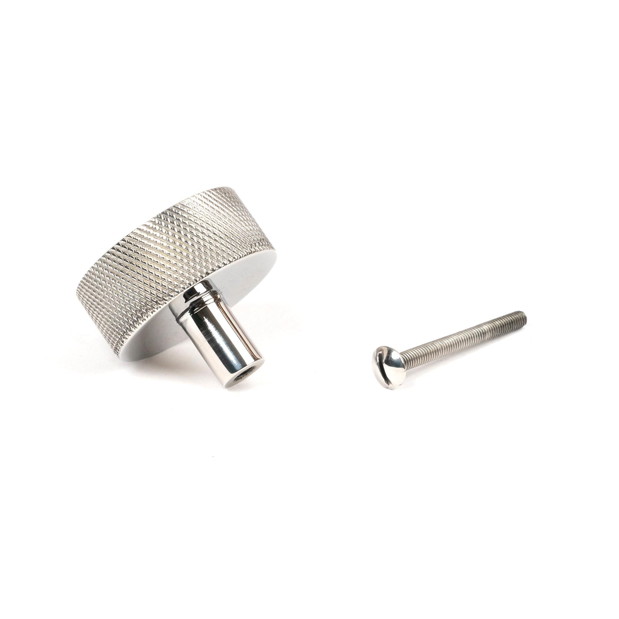 Polished SS (304) Brompton Cabinet Knob - 38mm (No rose) | From The Anvil - Cabinet Knobs - From The Anvil - Yester Home
