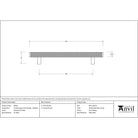 Polished SS (304) Full Brompton Pull Handle - Medium | From The Anvil-Pull Handles-Yester Home