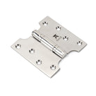 Polished SS 4" x 2" x 4" Parliament Hinge (pair) | From The Anvil-Parliament Hinges-Yester Home