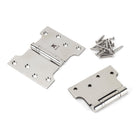 Polished SS 4" x 3" x 5"  Parliament Hinge (pair) | From The Anvil - Parliament Hinges - From The Anvil - Yester Home