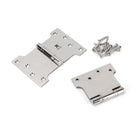 Polished SS 4" x 4" x 6"  Parliament Hinge (pair) | From The Anvil - Parliament Hinges - From The Anvil - Yester Home
