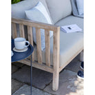 Porthallow 3 Seater Sofa - Acacia (PRE-ORDER FOR JUNE 2024)-Outdoor Sofas & Sets-Yester Home