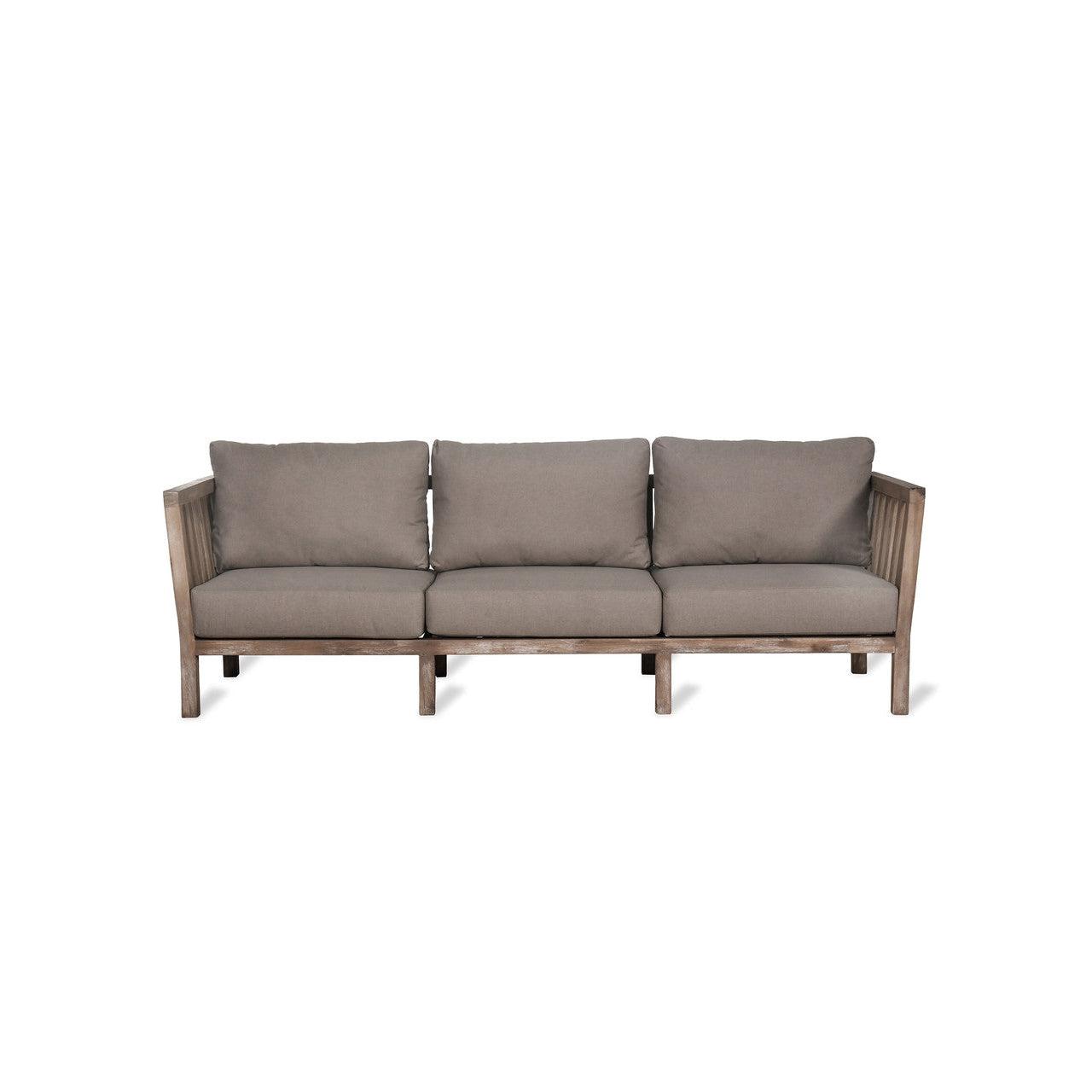 Porthallow 3 Seater Sofa - Acacia (PRE-ORDER FOR JUNE 2024)-Outdoor Sofas & Sets-Yester Home